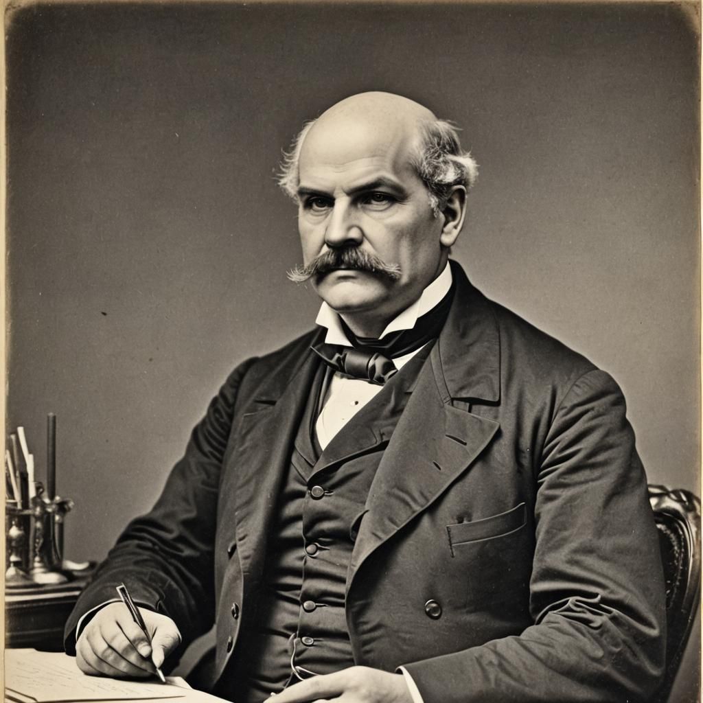 Ignaz Semmelweis at Work