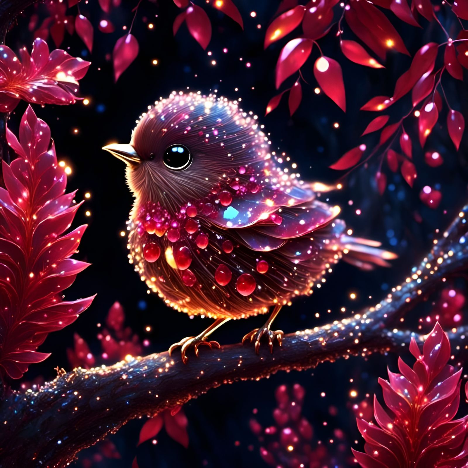 Ruby Baby Bird