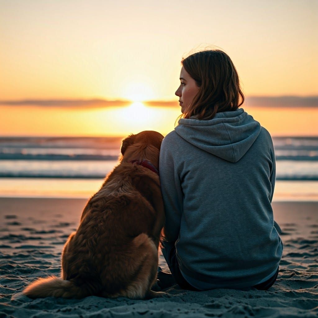 A Photorealistic Sunrise Moment of Female Companionship