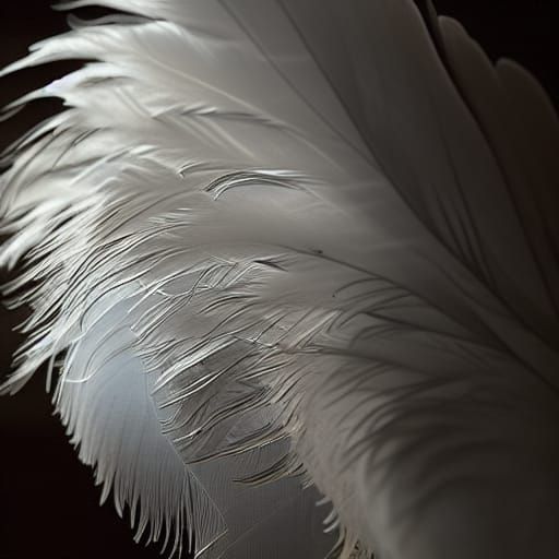 Feathers Ablaze: A Study in Contrast