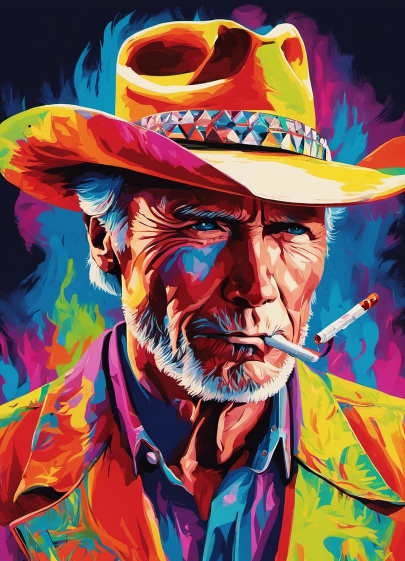 Clint and his broken cigarette