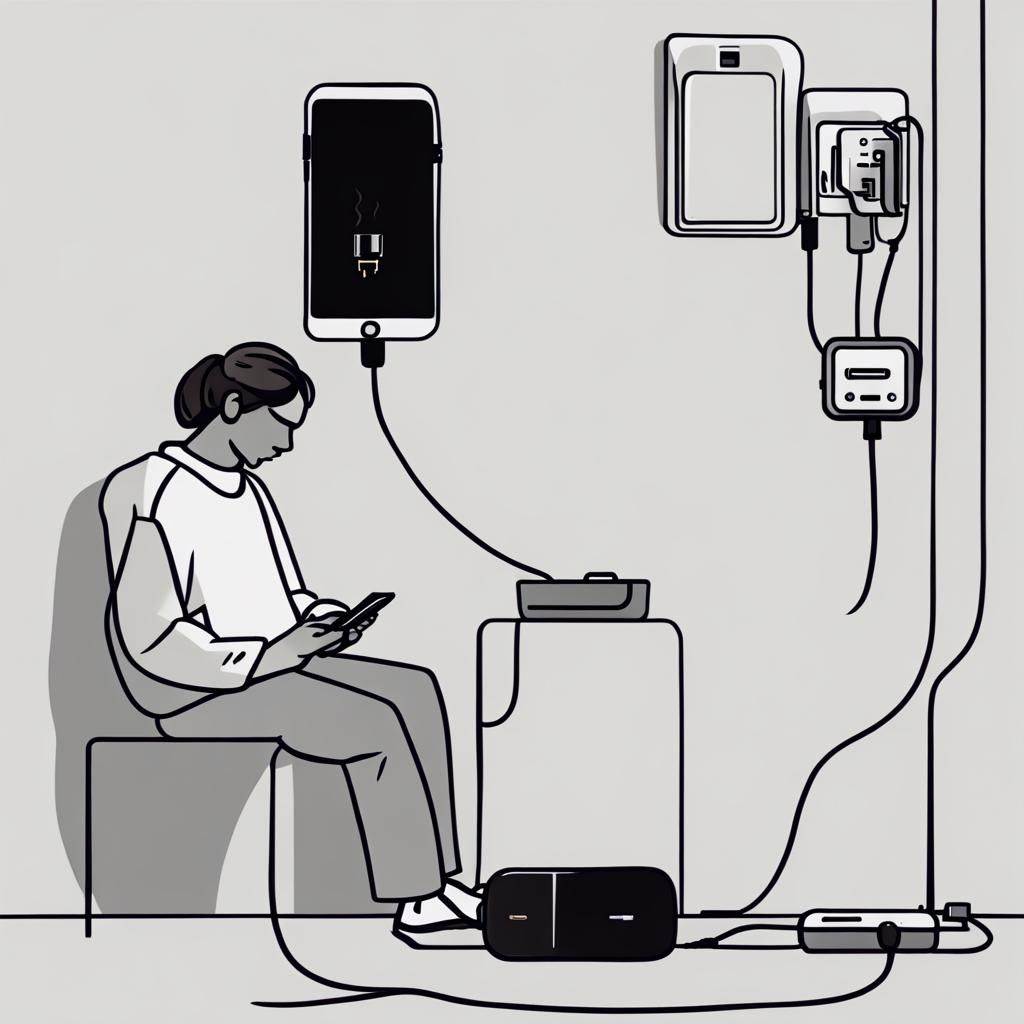 Person Charging for Work: An Energy Metaphor