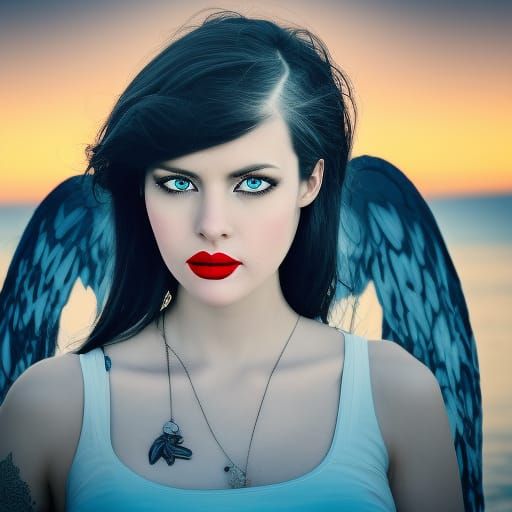 Angel of the Lost City: Beauty in 8k