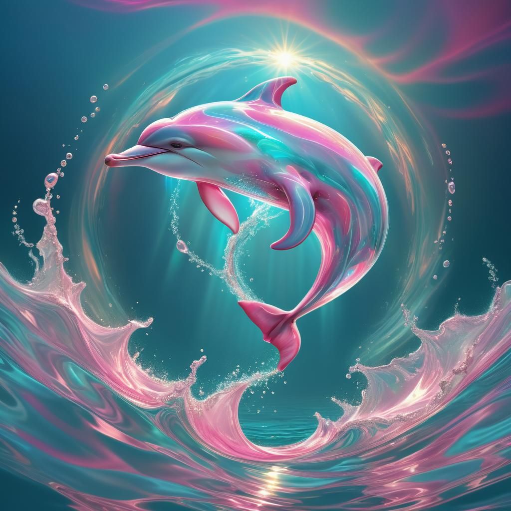 cute pink Dolphin