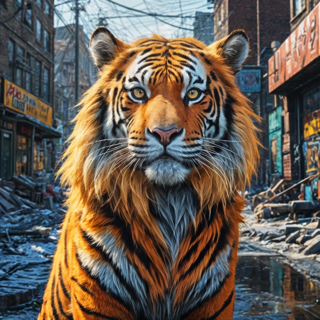 Bouncy Tigger's Vibrant Eye in Fusion