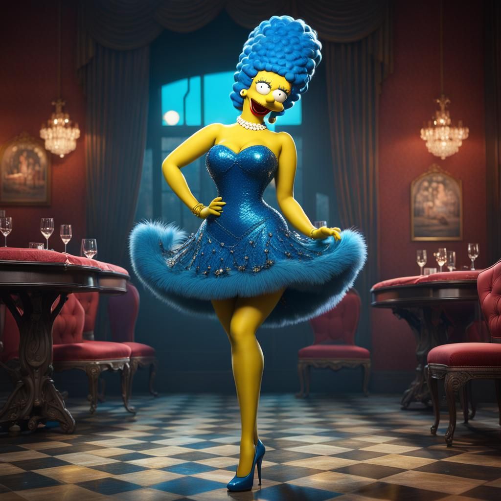 Burlesque Marge.