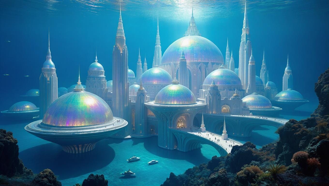 Crystalline Underwater City of Atlantis