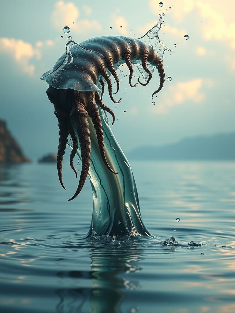 Tentacled Water Horror Emerges from the Lake