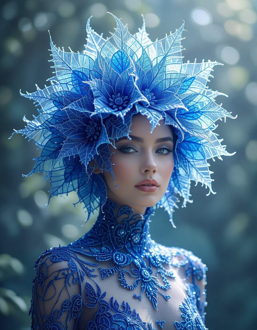 Fluid Millinery Lace Ahaggar Stretching From Here into Never...