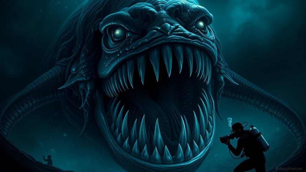 Gargantuan Bloop Creature Menacingly Stares into the Abyss