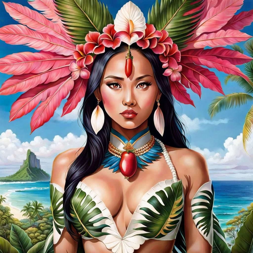 Guam as a Woman