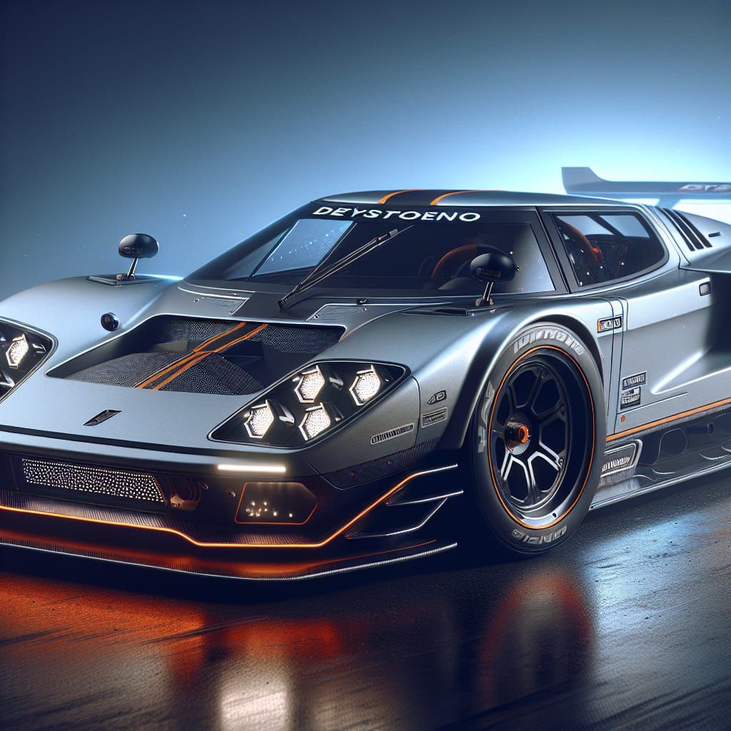 Retro-Futuristic Porsche 911 GT3 RS Digital Render