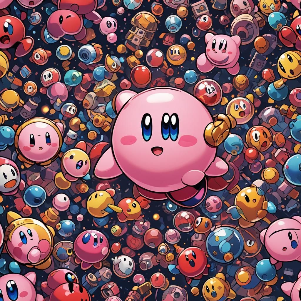 Kirby Cel-Shaded Anime Manga Scan