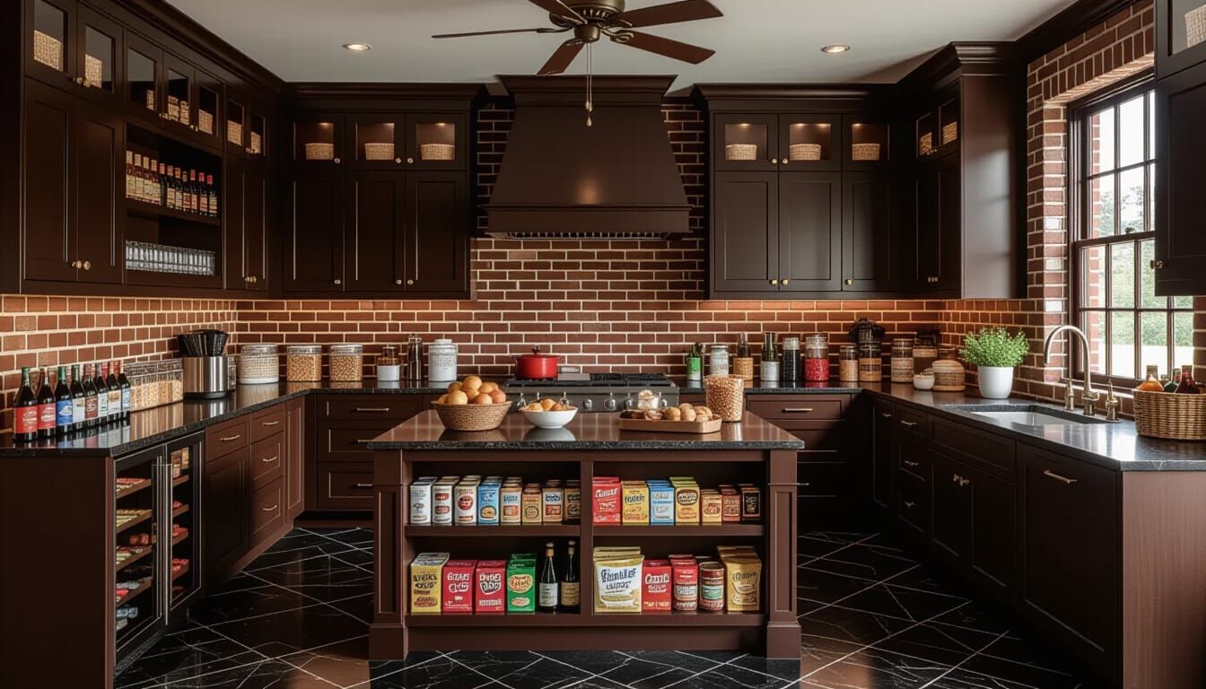 Victorian Storage Room Filled With Goods in Dutch Golden Age...