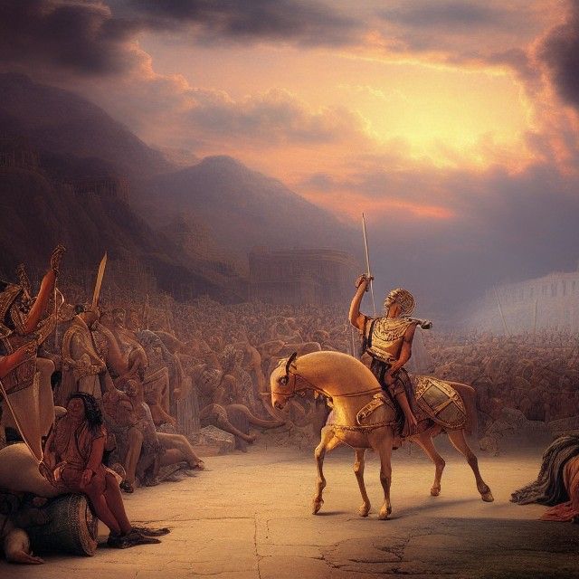 Alexander the Great: Detailed Matte Painting