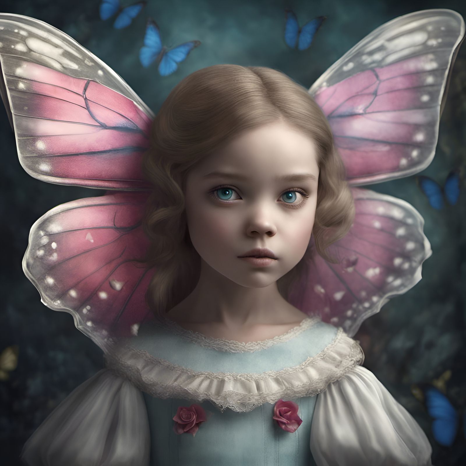 Butterfly Cocoon: A Dreamlike Digital Rendering