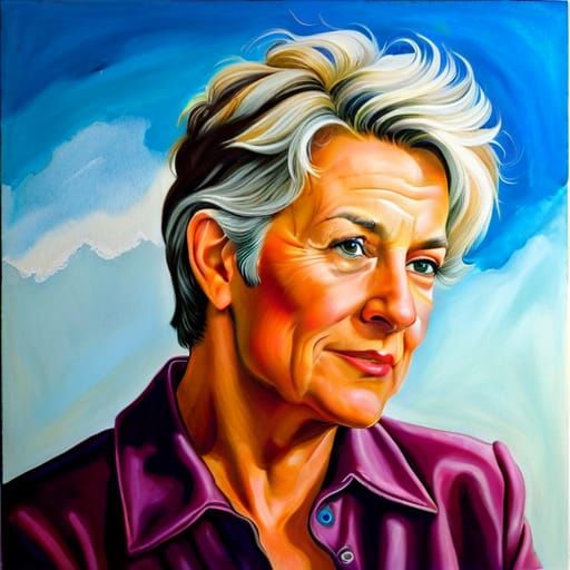 Hyperrealistic Portrait of a Radiant Celebrity