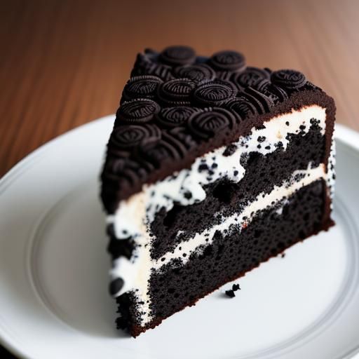 Delicious Oreo Cake in Professional Photography Style