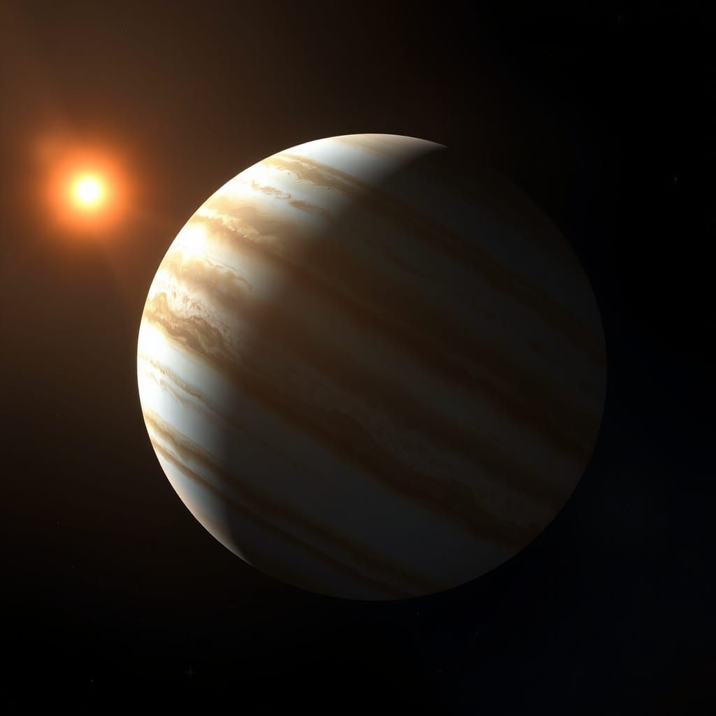 Jupiter: Shimmering Gas Giant in Epic 3D Detail
