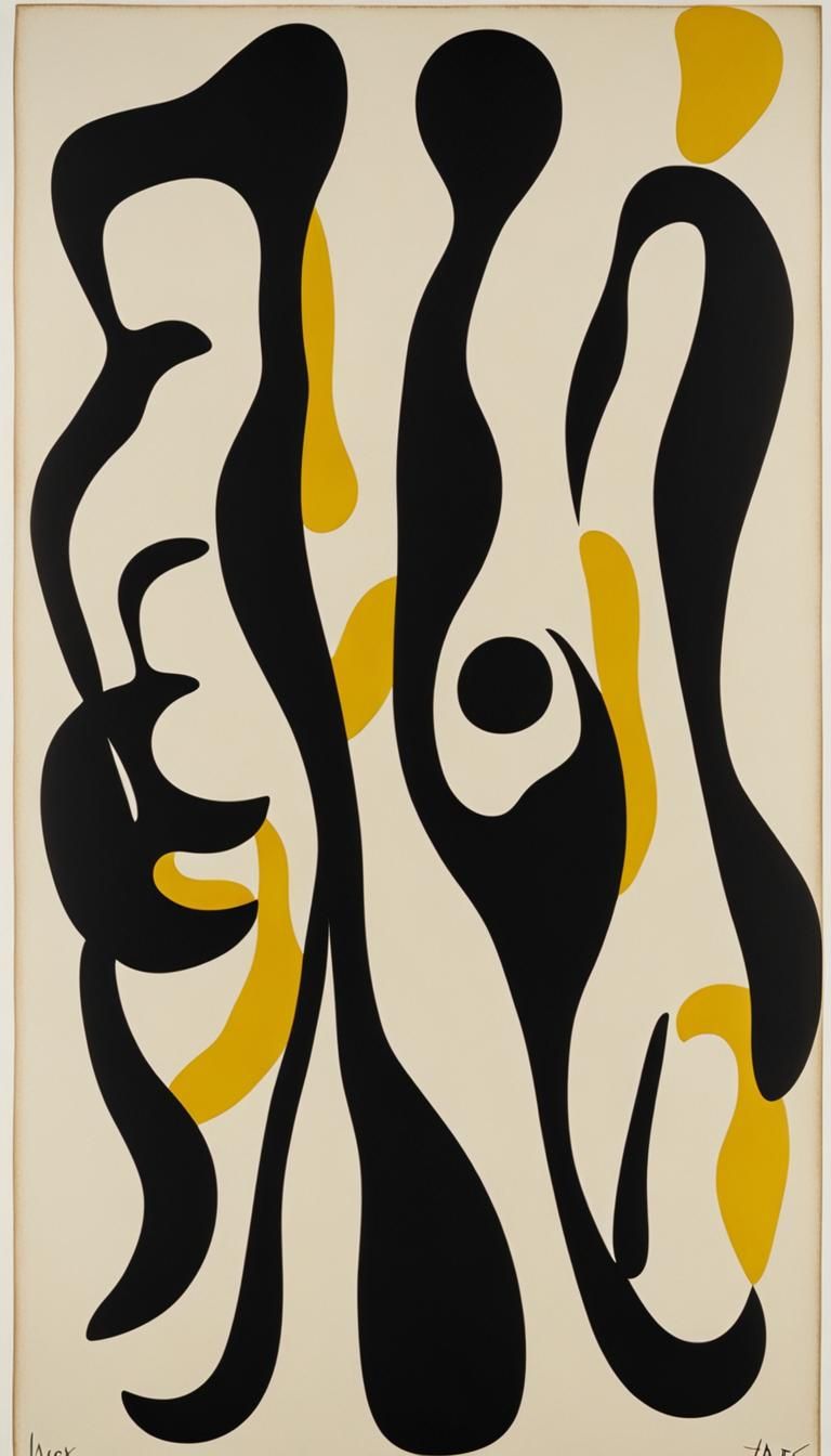 Abstract Sculpture of Fear in Surrealist Style