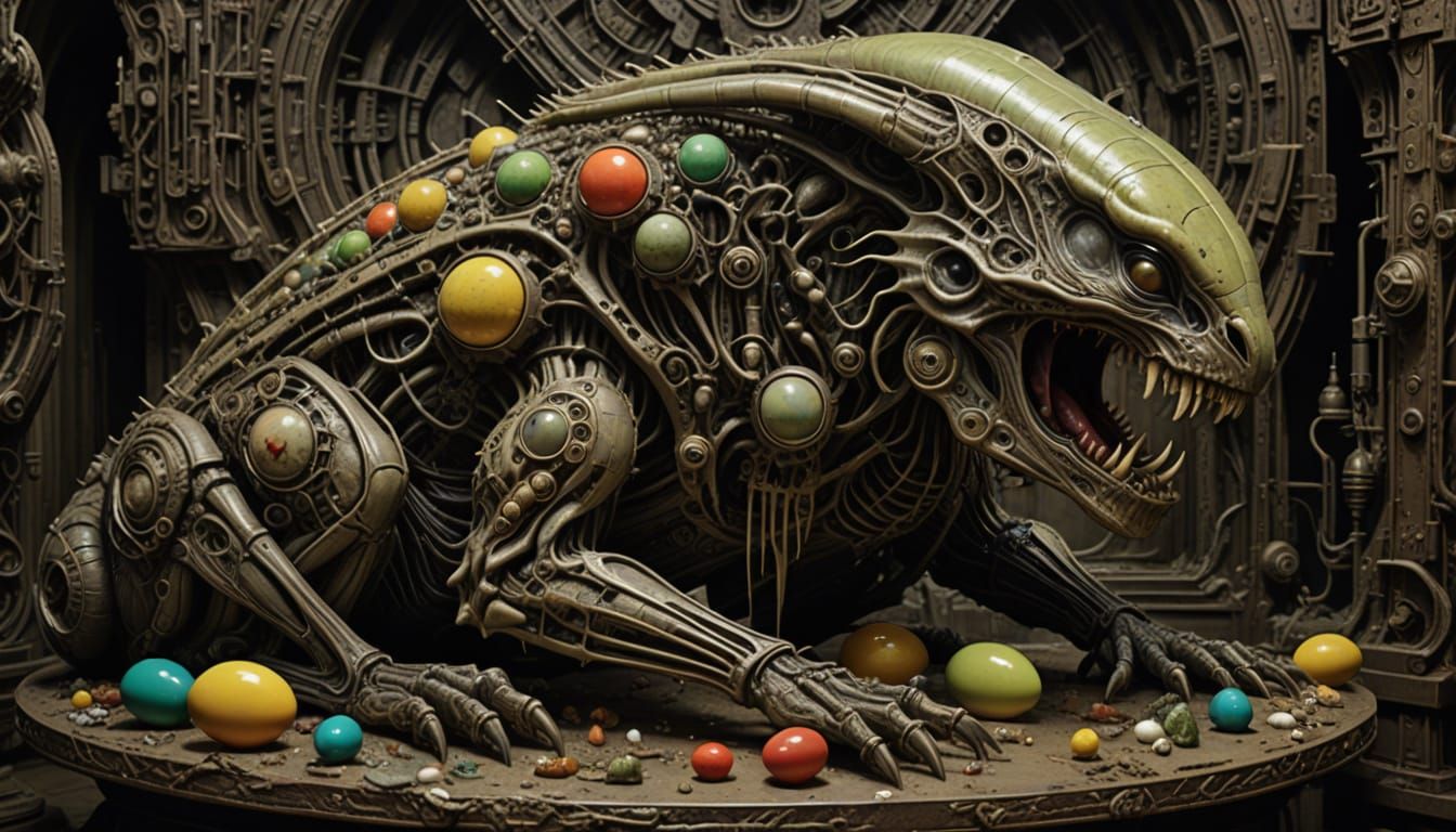 THE CRYPTID EASTER MONSTER THAT EATS EVERYTHING - PARTICULARLY LITTLE CHILDREN SEARCHING FOR EASTER EGGS !