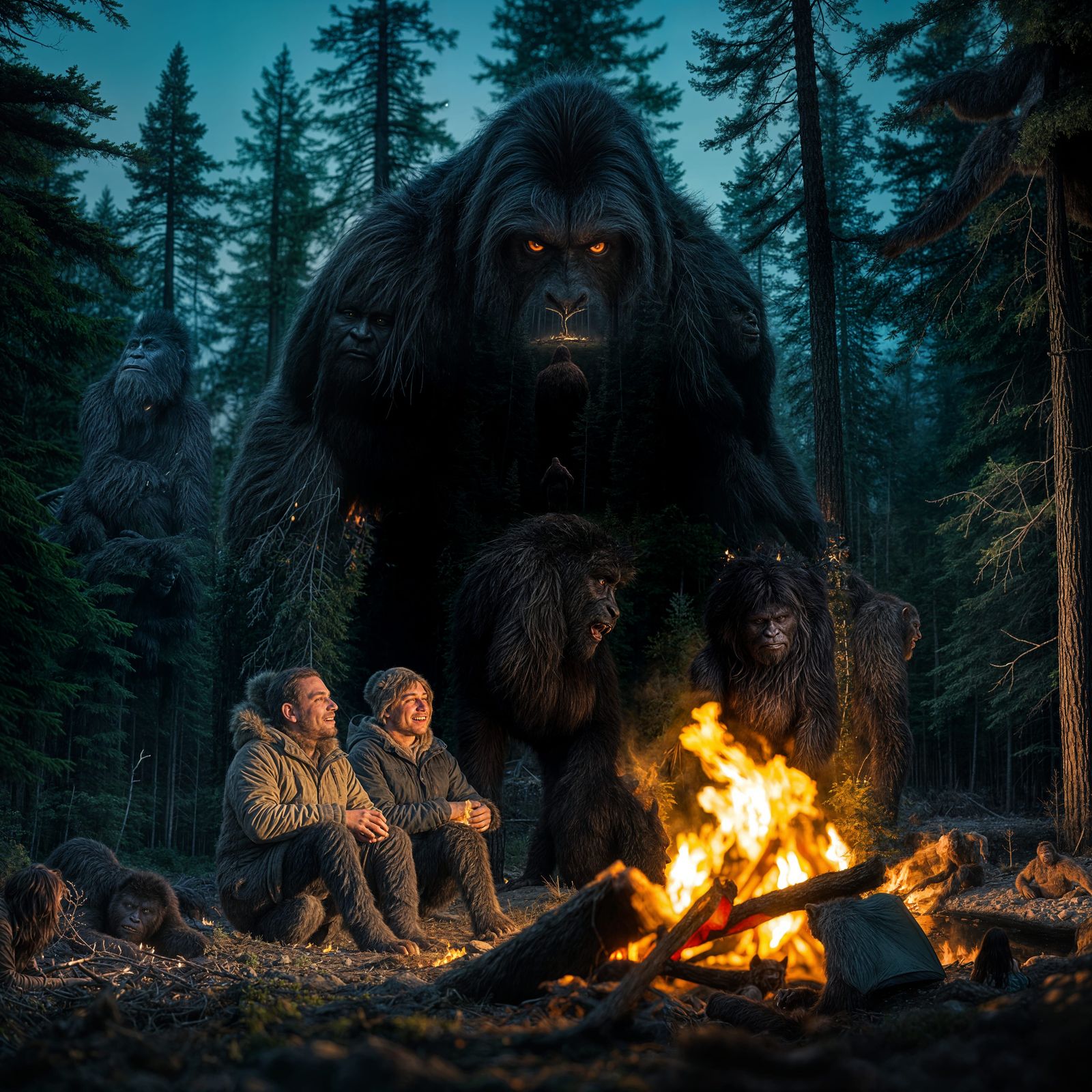 Sasquatch and Family