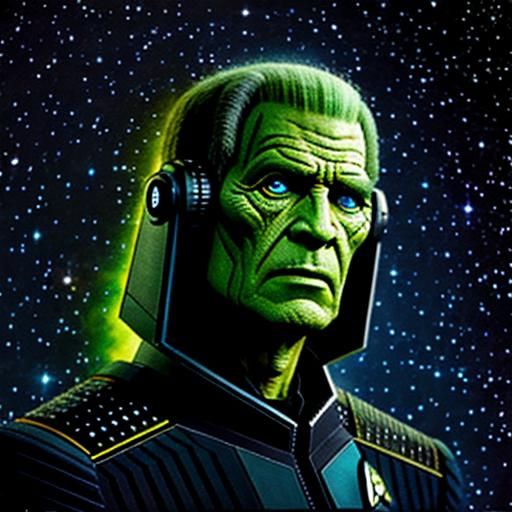 Borg Ship in Outer Space: A Star Trek Vision