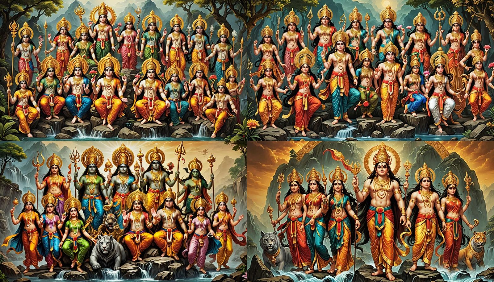 The Eight Immortals of Hindu Mythology