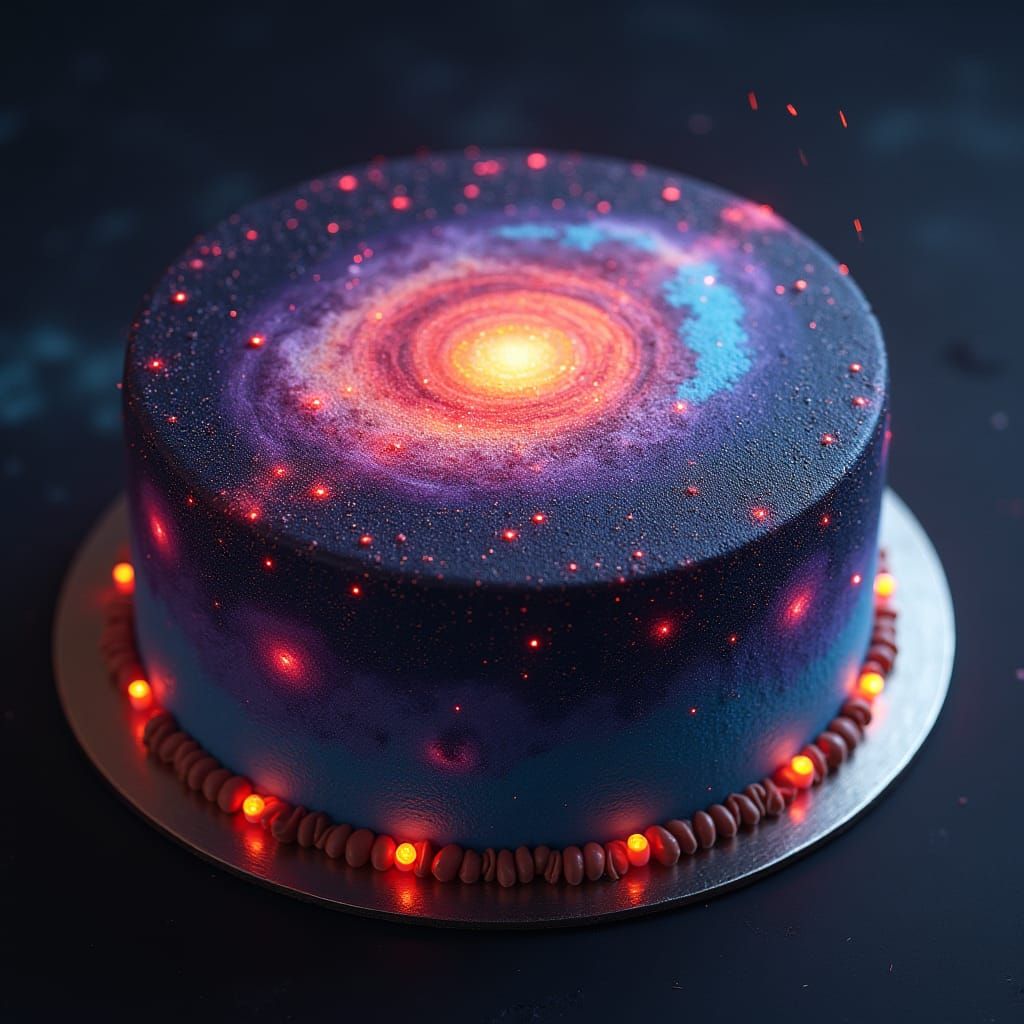 Pancake Galaxy in Deep Space