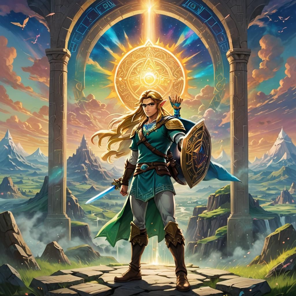 Zelda Summons the Ultimate Hunk Link in Epic Fantasy