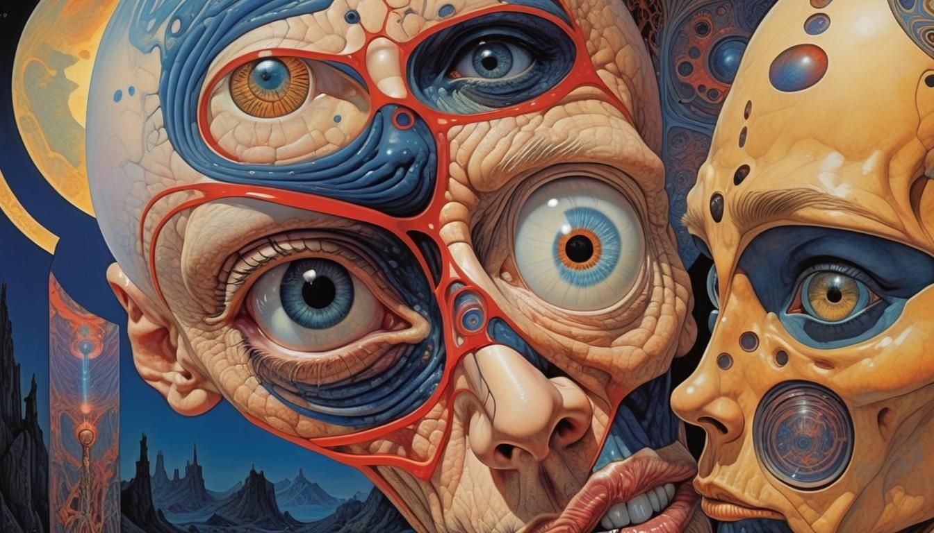 Surreal Dark Art Inspired by Visionary Masters