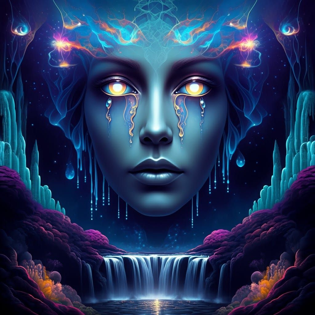 Surreal Morphosis: Horse to Vapor in Mystical Wonderland