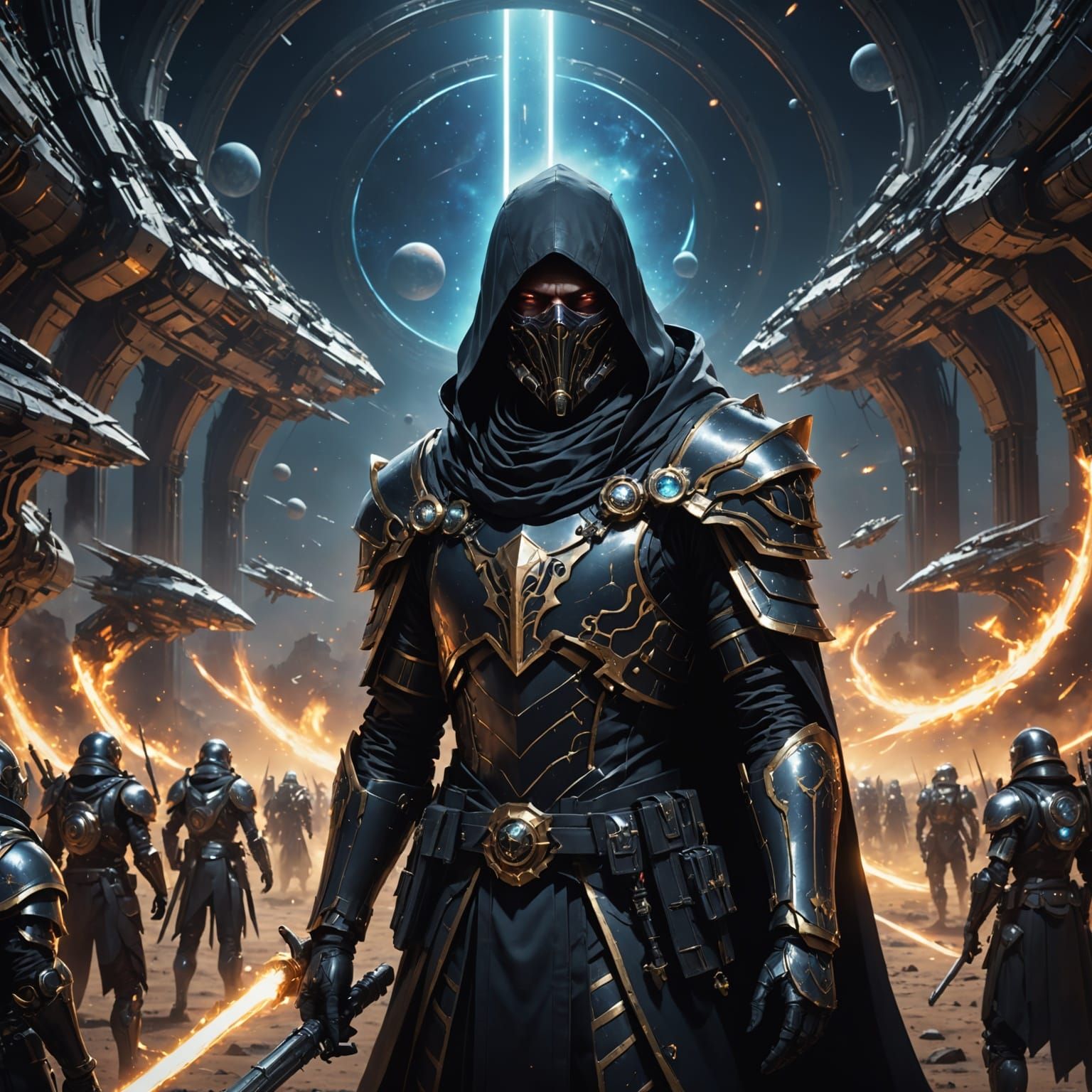 Cyberpunk Dark Fantasy Realm in 8K Resolution