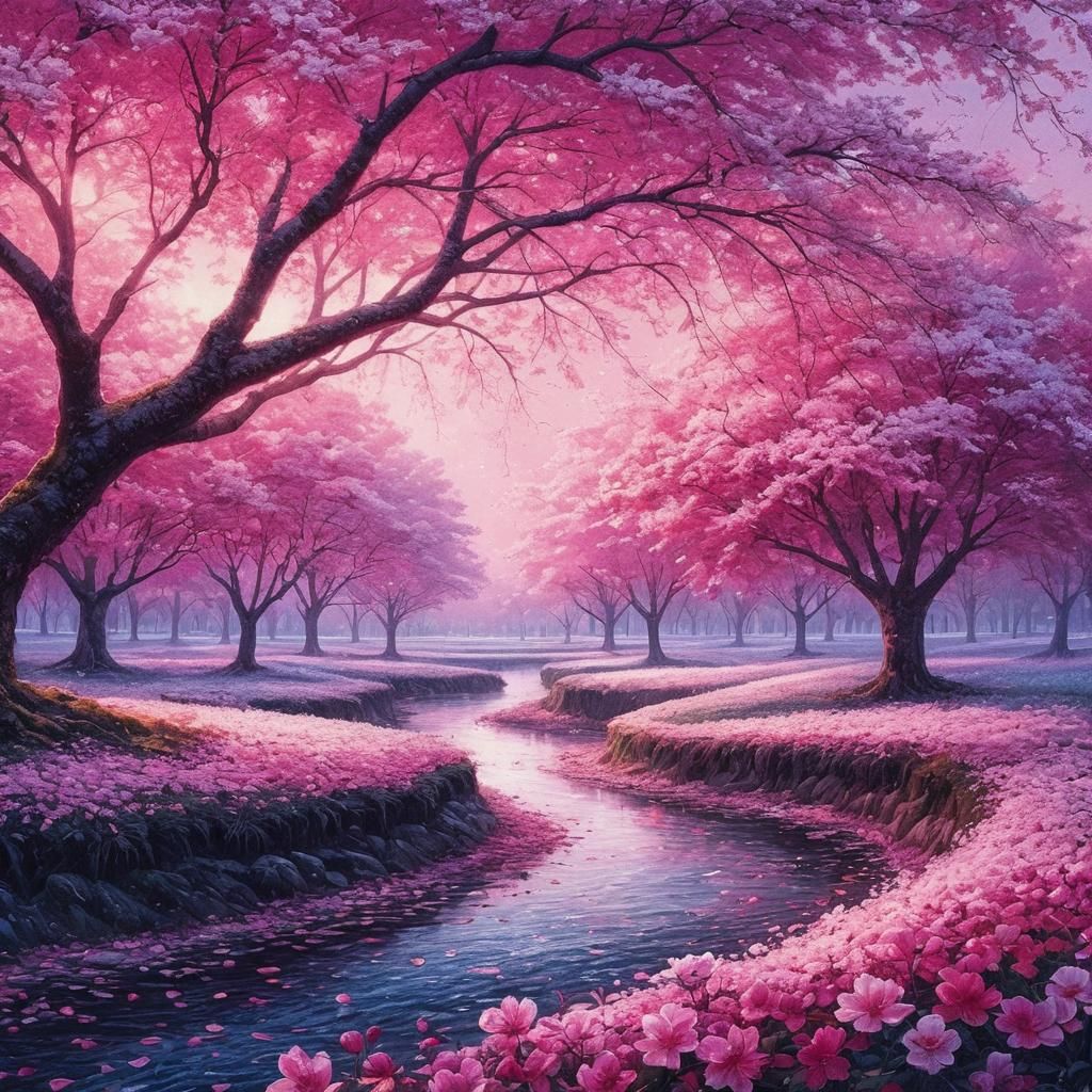 Pure Pink: An AI Interpretation