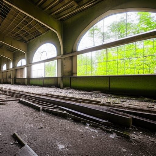 Abandoned Stadium Urbex Photography