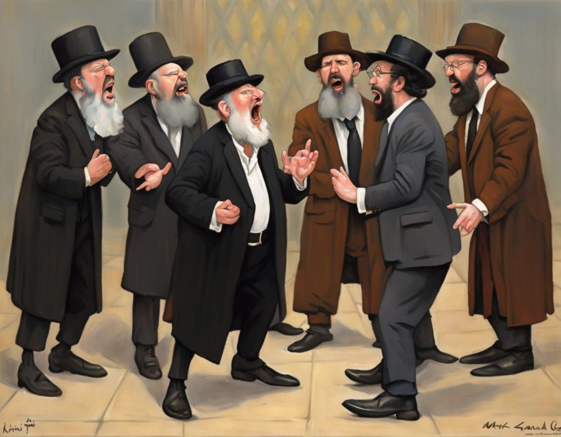 Rabbinic Tumult in a Chibi Synagogue
