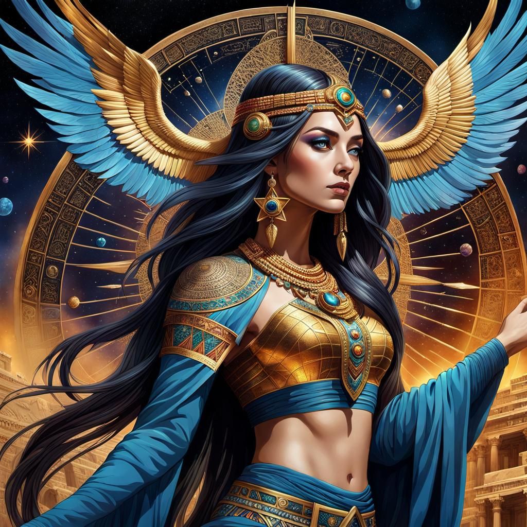 In the Babylonian architecture of colorful crystals, there i...