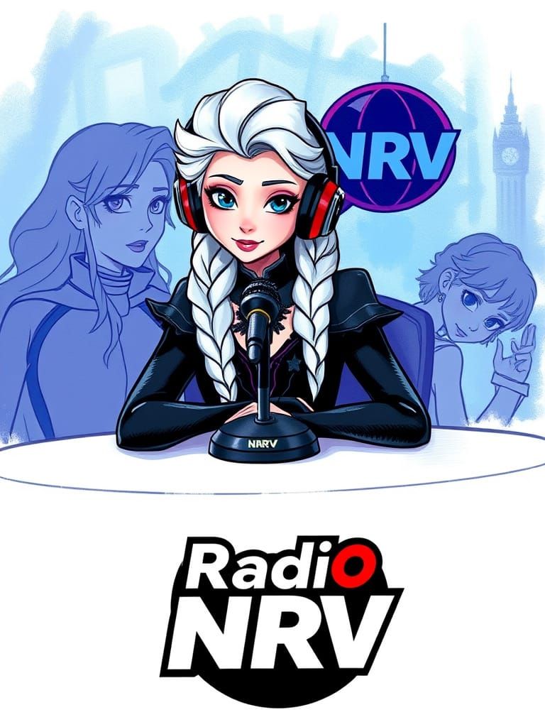 Gothic Elsa Hosts Radio NRV with Friends