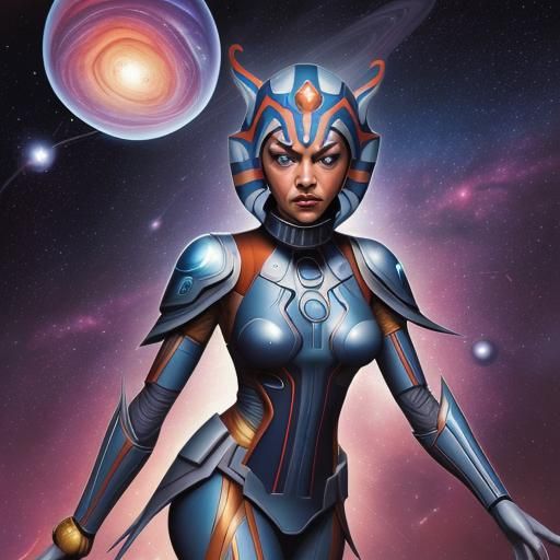 Ahsoka Tano as Herald of Galactus in Space