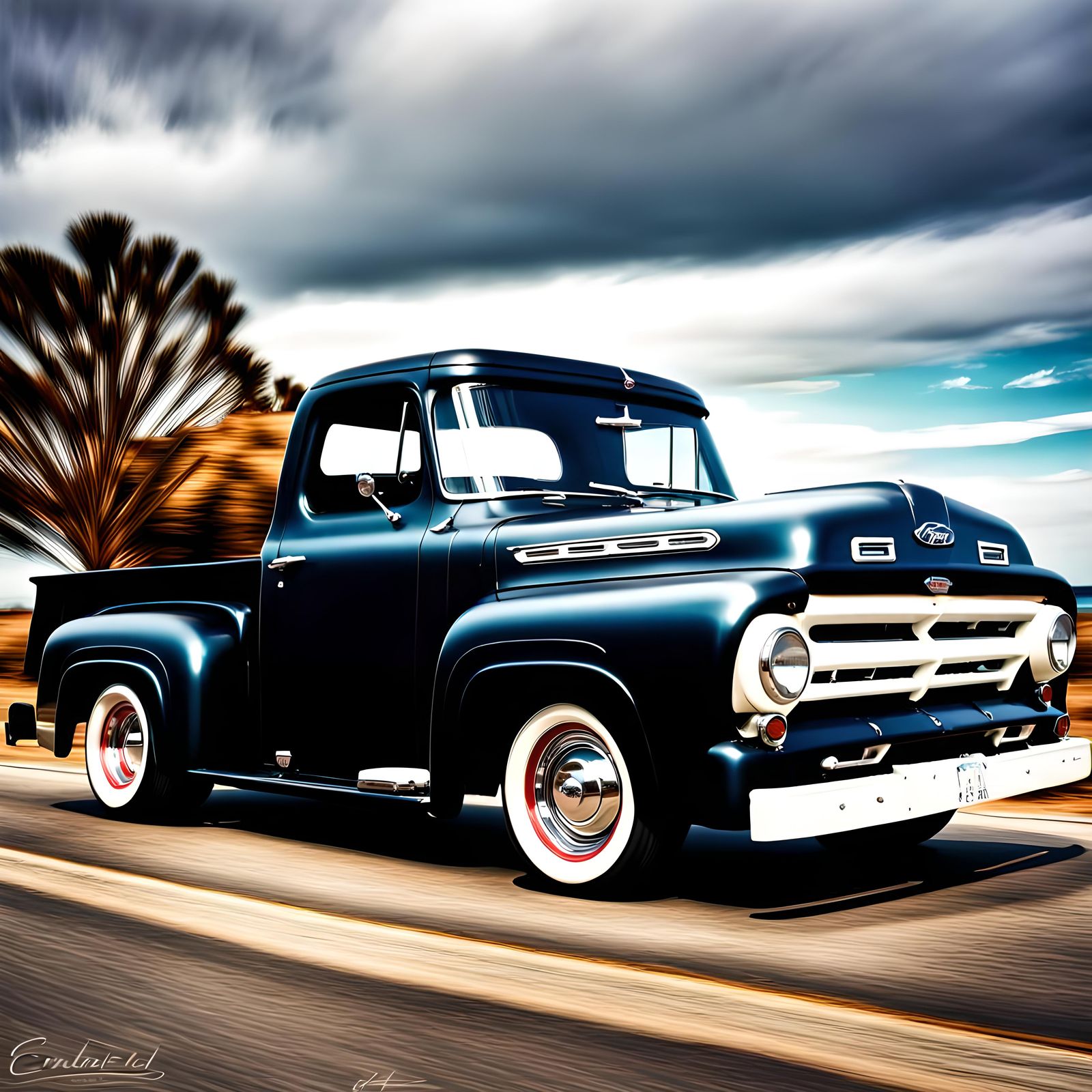 Restored Classic Ford F100 Coastal Cruise