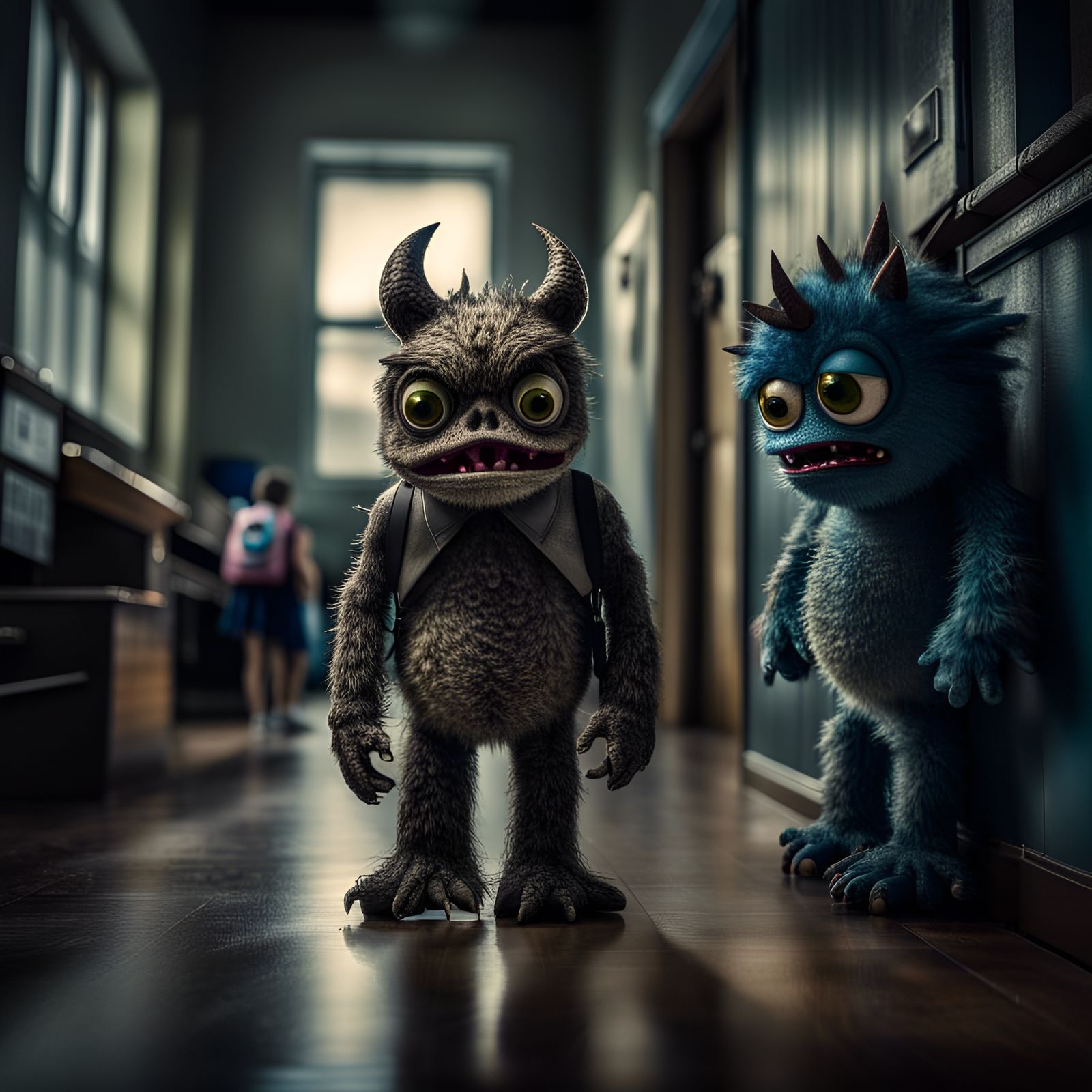 A Little Monster's First Day at School