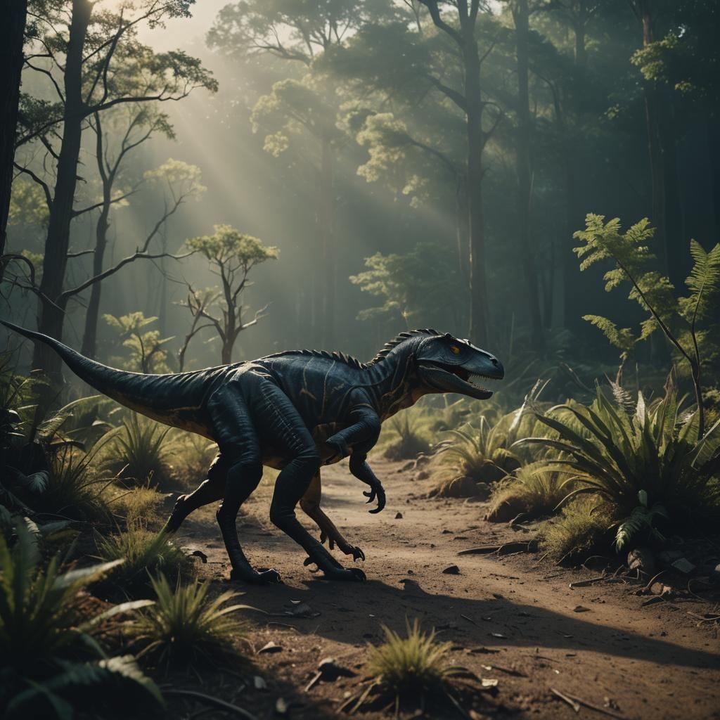 Dramatic Cinematic Film Still: Atmospheric Masterpiece