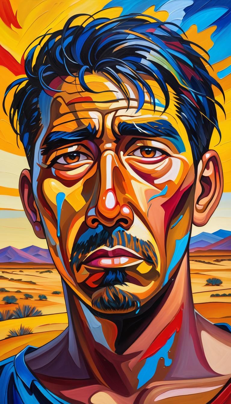 "Intriguing Contrasts: The Raw Artistry of a Nicaraguan Mave...