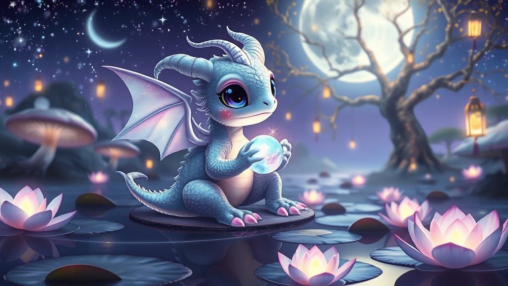 Lunara, the Tiny Guardian of the Cosmos