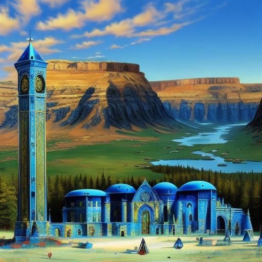 Psychedelic Fantastical Beauty in Abstract