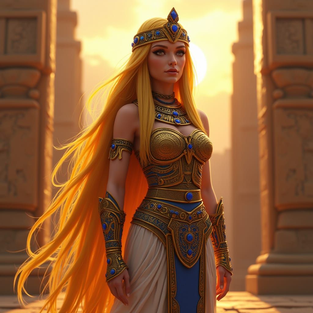 Majestic Inanna Goddess of Love and War in Ancient Sumerian ...