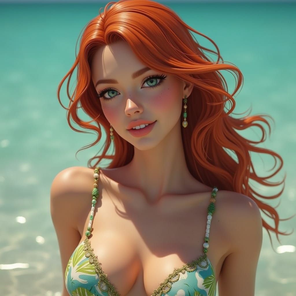 Woman in Paradise, Inspired by Fantasy Art