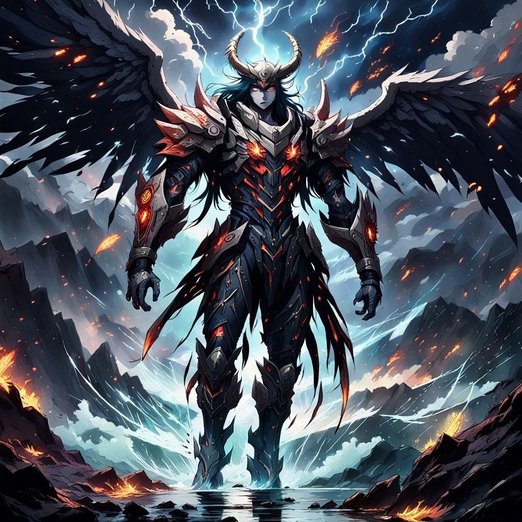 Fallen Angel Leviathan in Anime Key Visual