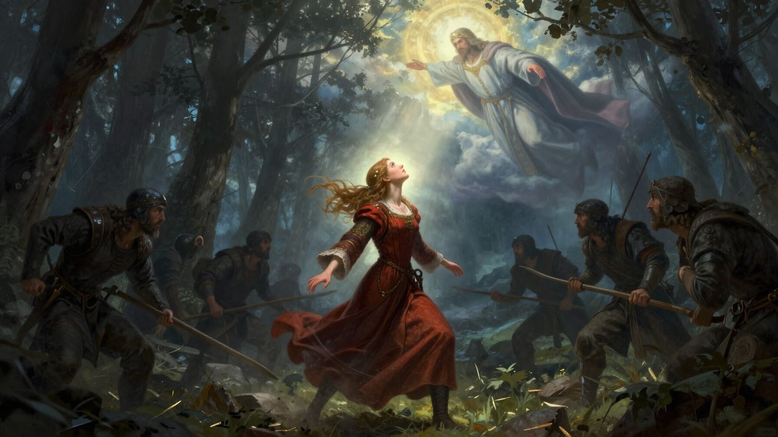 Medieval Woman Escapes Bandits, Sees Divine Light