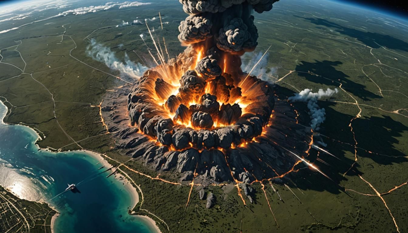 Giant Meteor Impact in Cretaceous Period